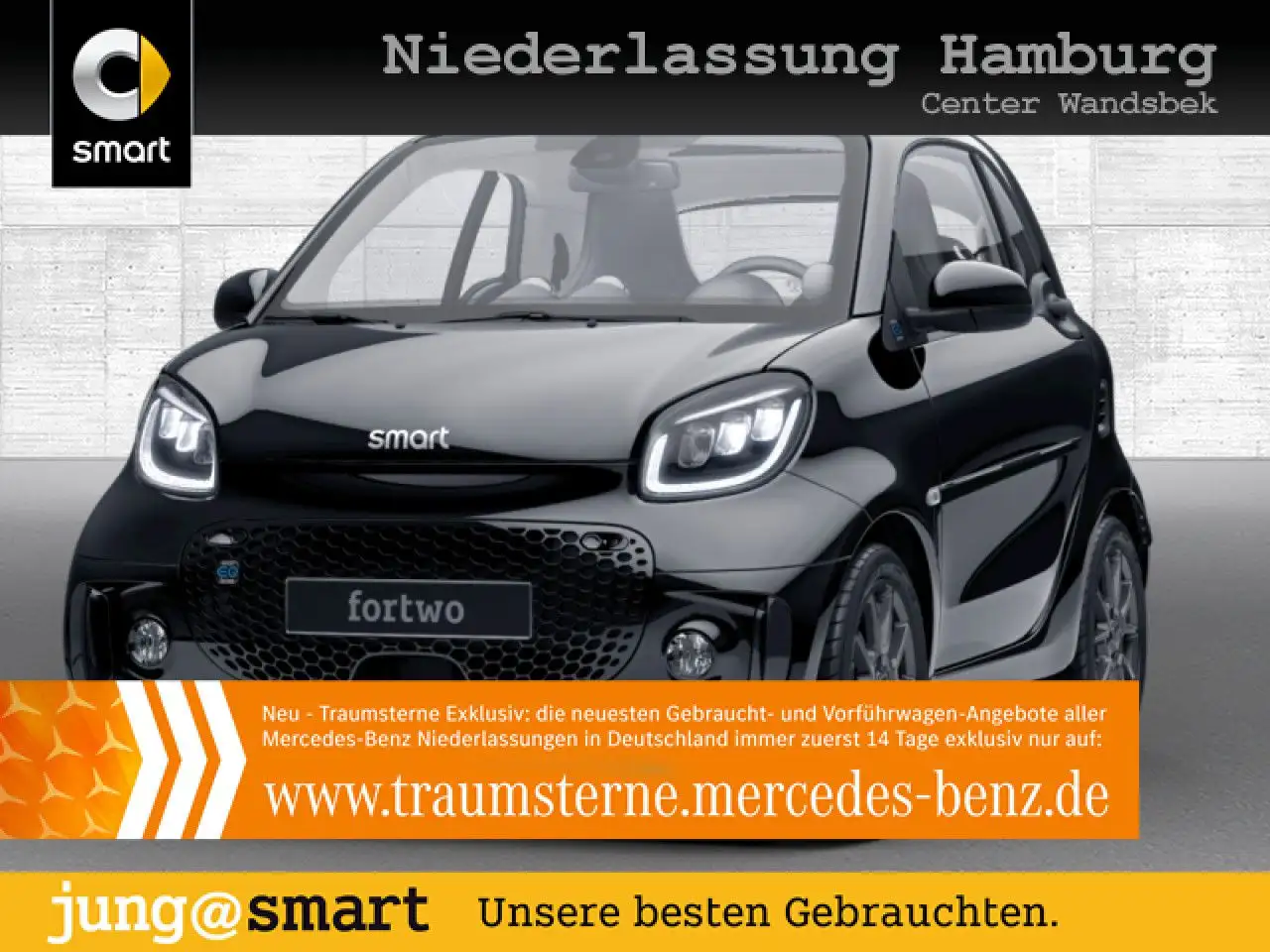 smart forTwo coupé 60kWed prime SHZ Pano PDC+Kamera — photo 1 of 20