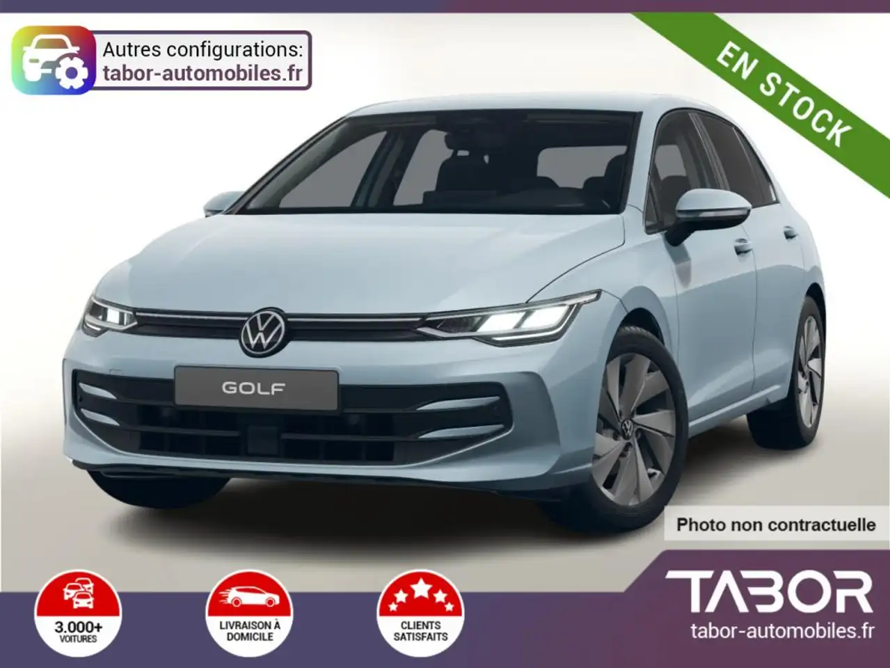 Volkswagen Golf 8 TDI ParkAs+ Cam Sièges ch 17P — photo 1 of 10