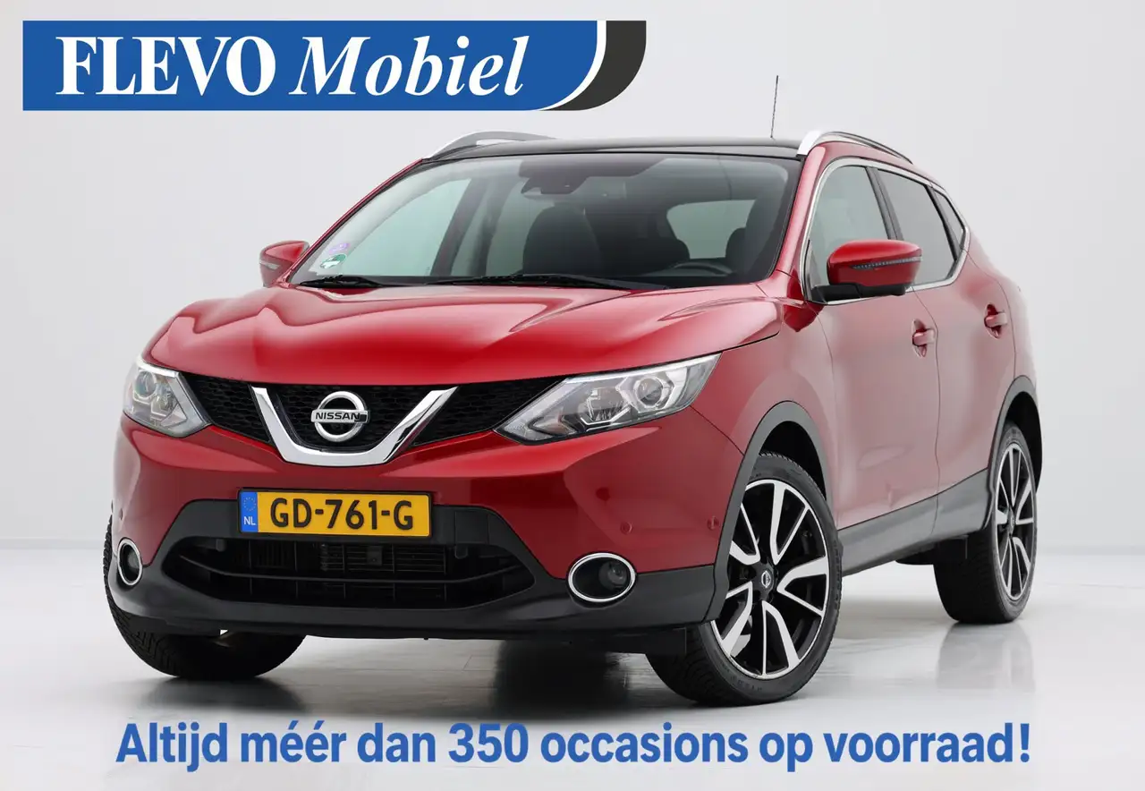 Nissan Qashqai 1.2 Tekna Aut. Leer|Navi|Pano|LMV|PDC|Trekhaak — photo 1 of 34