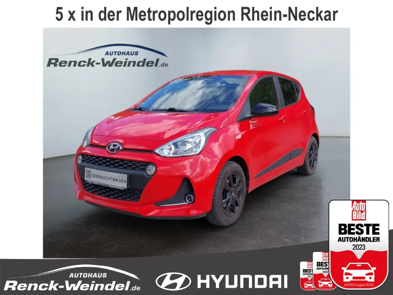 Hyundai i10 Passion + Automatik SHZ LenkradHZG Android Auto Kl — photo 1 of 17
