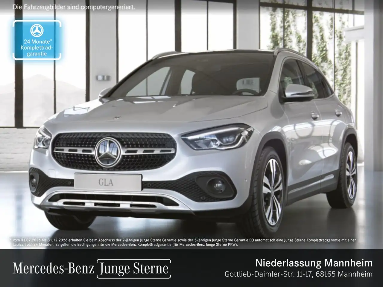 Mercedes-Benz GLA 220 d 4M PROGRESSIVE+PANO+AHK+LED+STHZG+KAMERA — photo 1 of 23