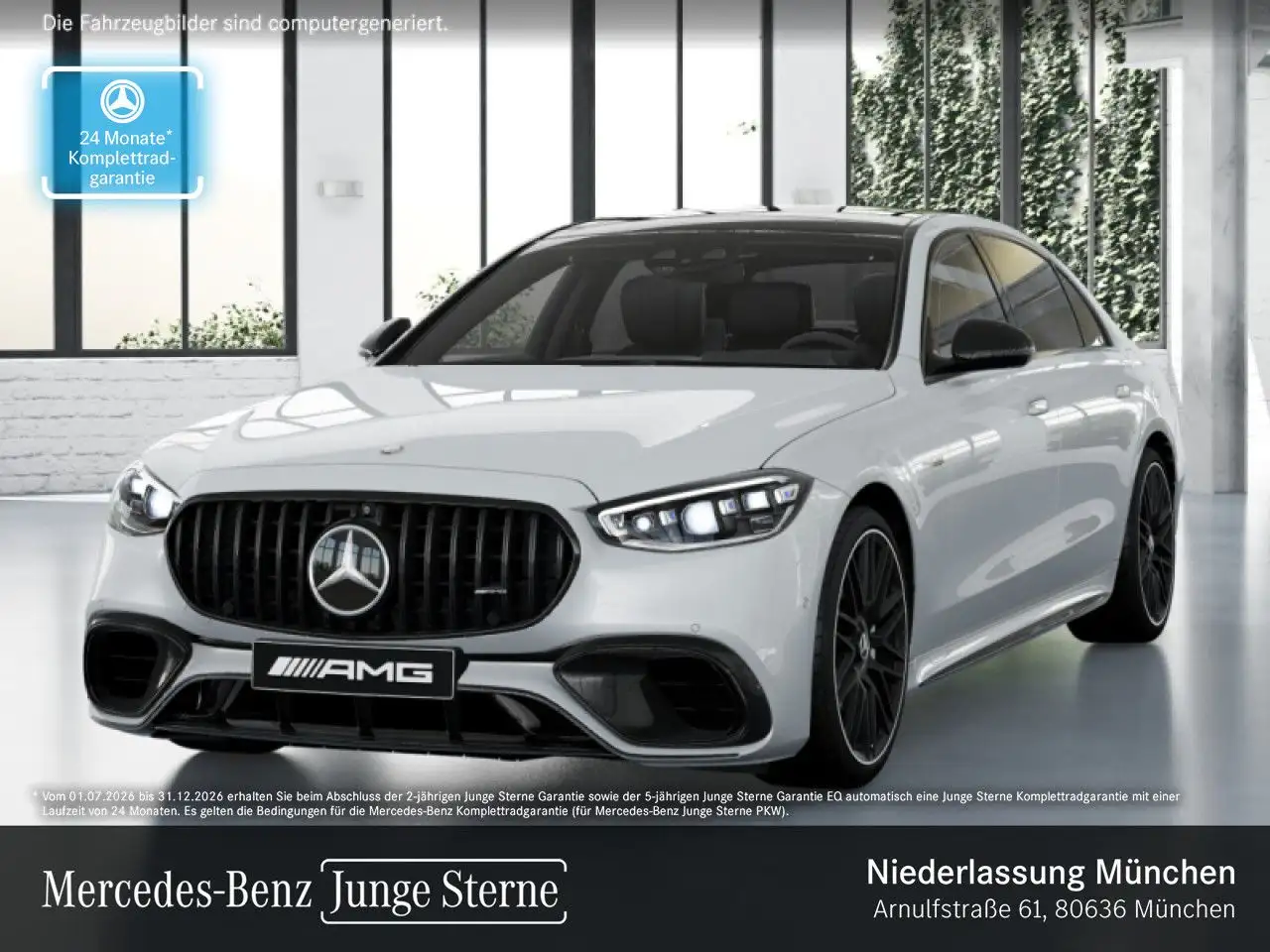Mercedes-Benz S 63 AMG S 63 S E PANO+DIGITAL-L+BURMESTER4D+FAHRASS+TV+3D — photo 1 of 23