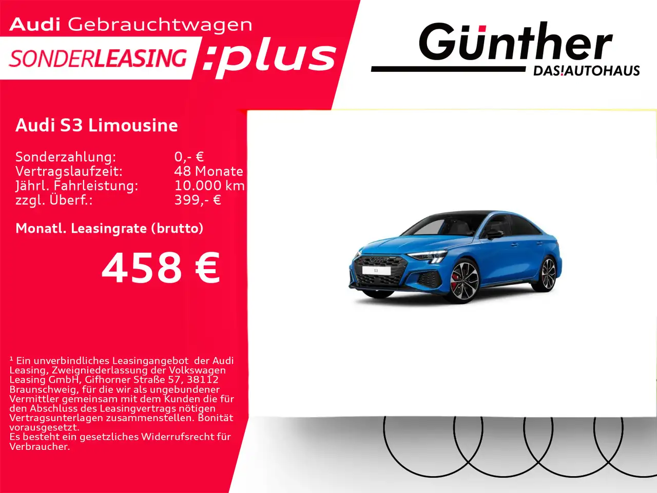 Audi S3 S3 LIMOUSINE QUATTRO+WINTERRÄDER+MATRIX+PANORAMA — photo 1 of 9