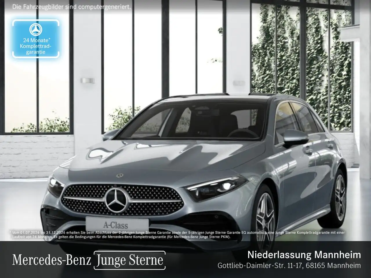 Mercedes-Benz A 200 d AMG+PANO+360°+AHK+MULTIBEAM+TOTW+KEYLESS — photo 1 of 22