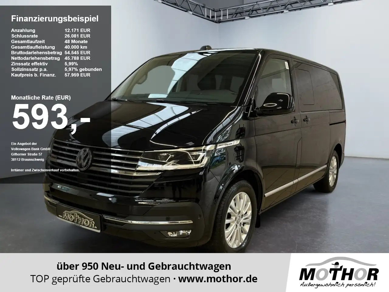 Volkswagen T6.1 Multivan Highline 2.0TDI 4x4 DSG ACC AHK Kam — photo 1 of 15
