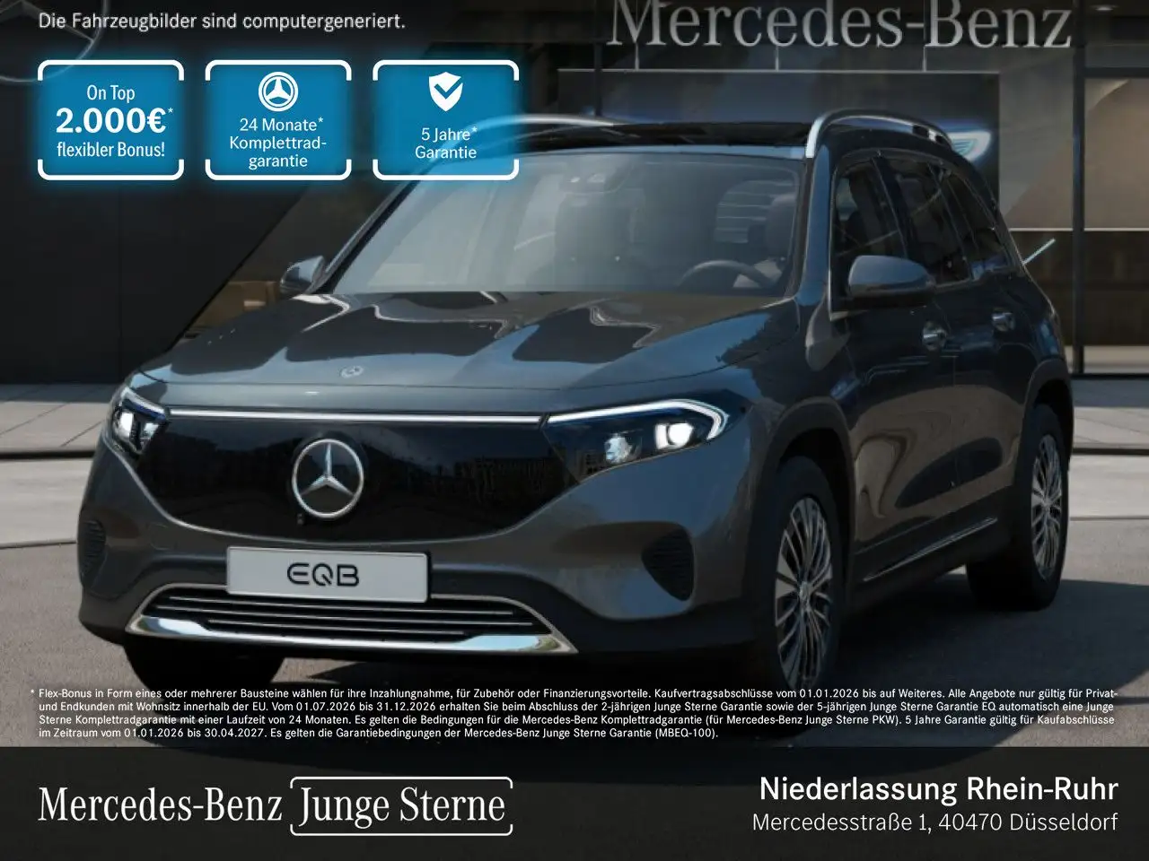 Mercedes-Benz EQB 350 4M PROG+PLUS-PAKET+AHK+PANO+360+KEYLESS — photo 1 of 15