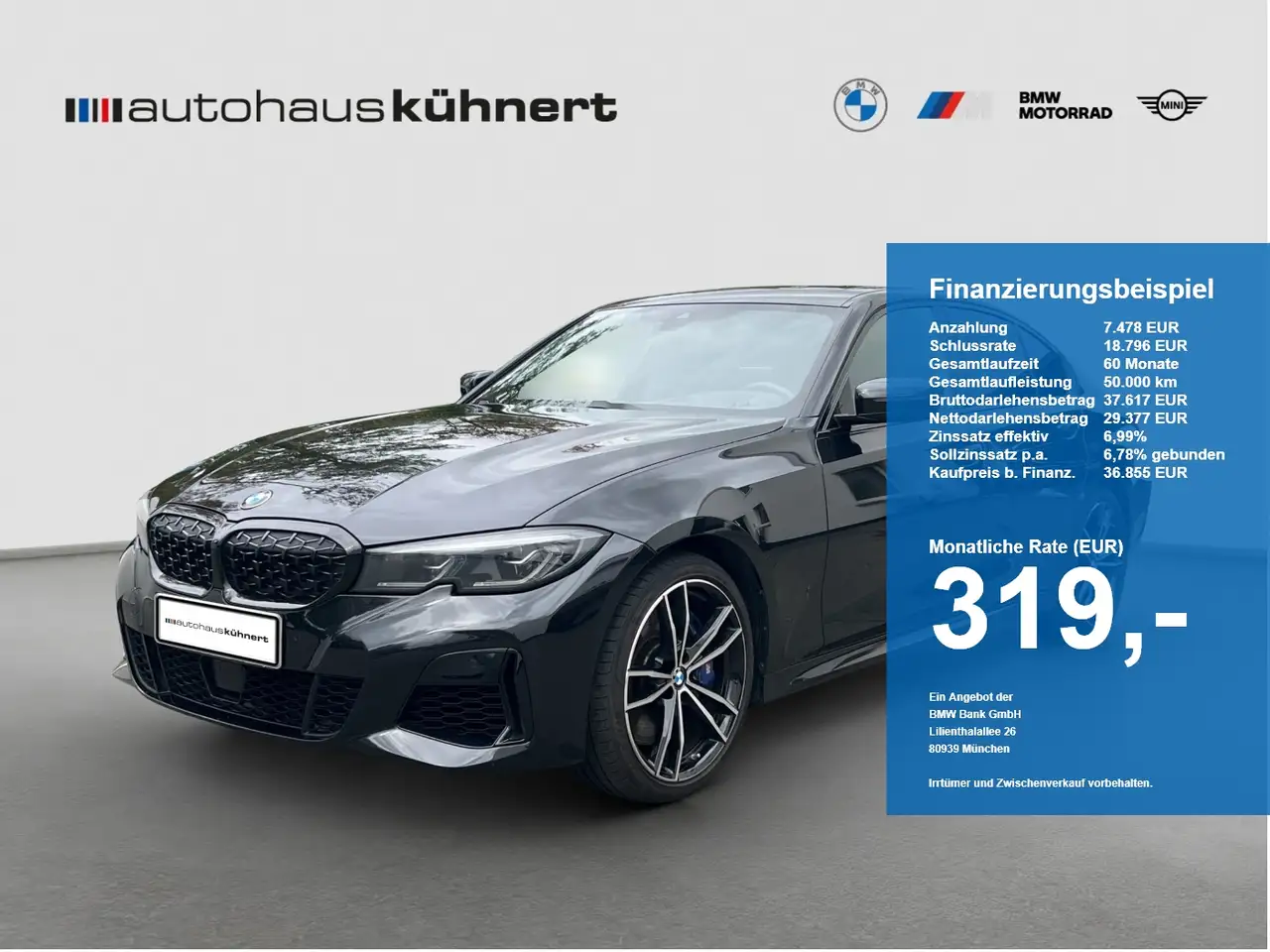 BMW M3 xDrive Limousine ACC Laser SD M-Technik — photo 1 of 20