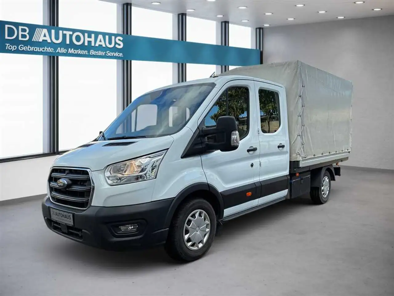 Ford Transit DokaPritsche Trend 350 2.0 TDCI L3 — photo 1 of 24