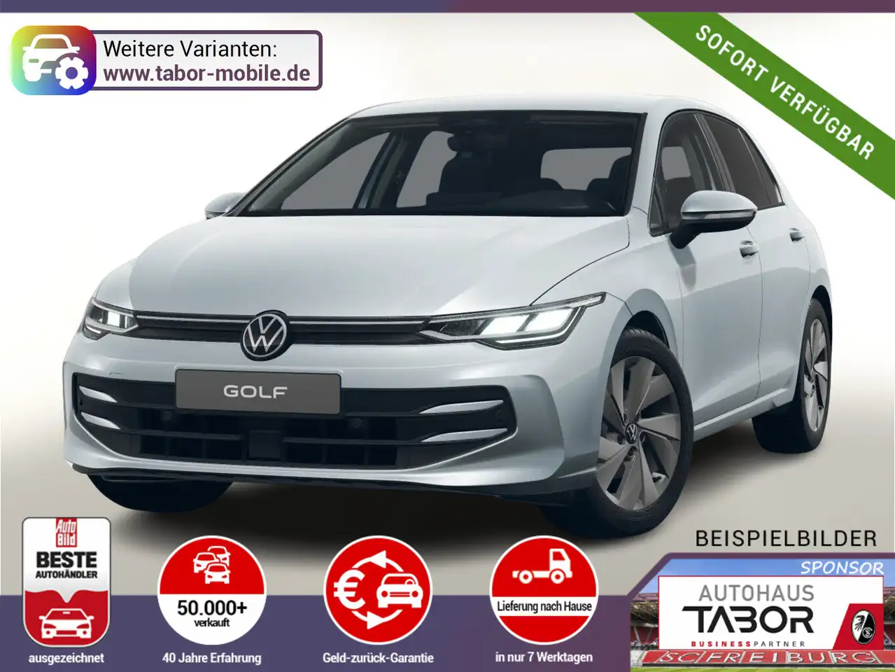 Volkswagen Golf 8 eTSI Ready2D ParkAs+ SHZ PrivG 17Z KeyL — photo 1 of 12